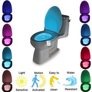 Auto LED Motion Toilet Light